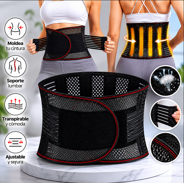 Cinturón Ortopédico Lumbar Ajustable